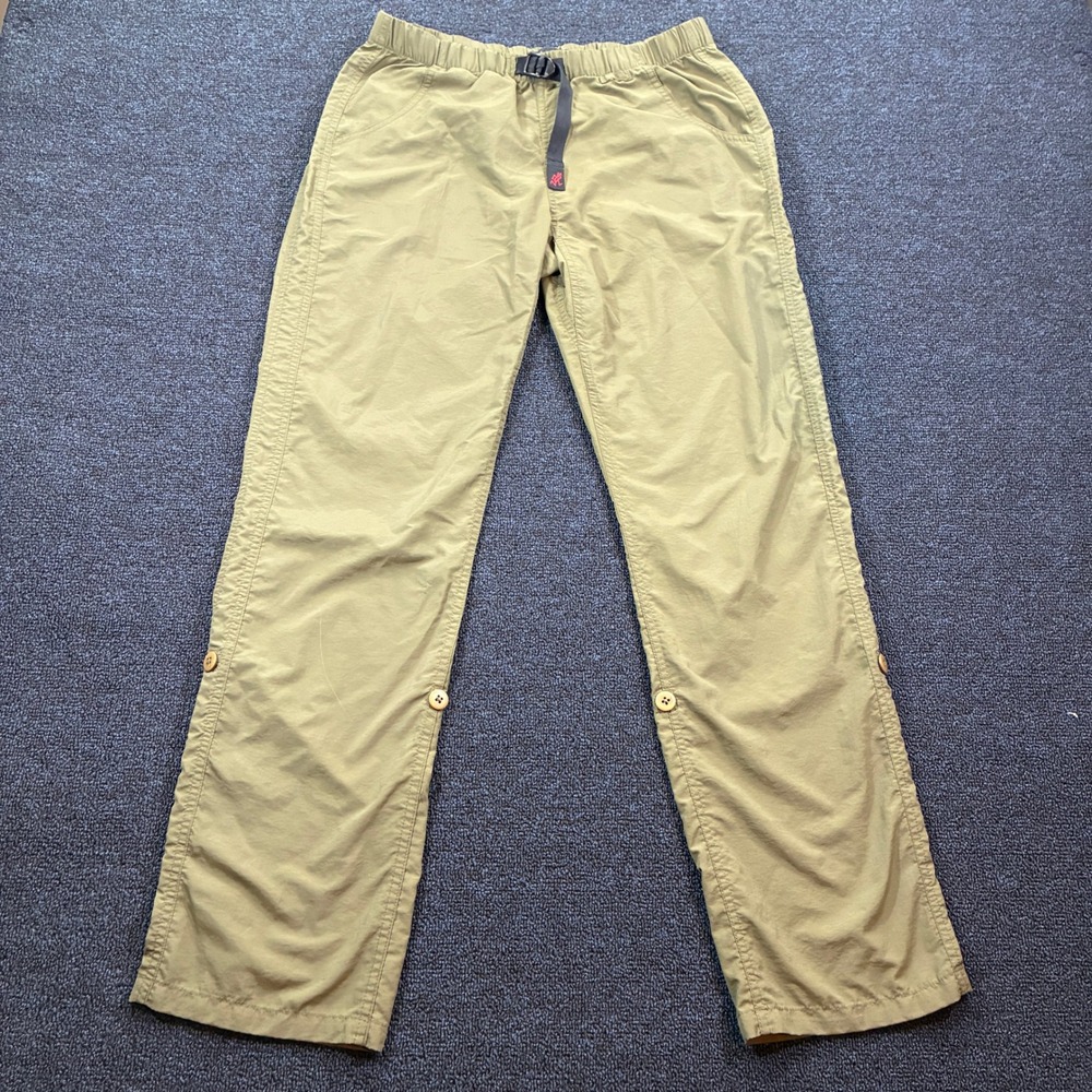Gramicci Nylon Hiking Pants Mens Small 31 Olive Green Outdoor Gorpcore W-0112-JX